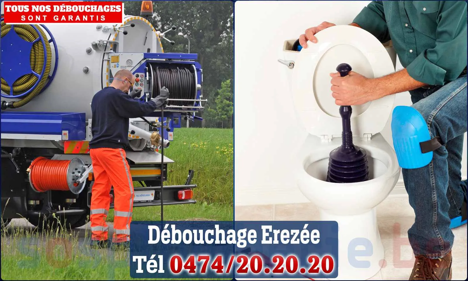 Débouchage canalisation Érezée - SOS Plomberie