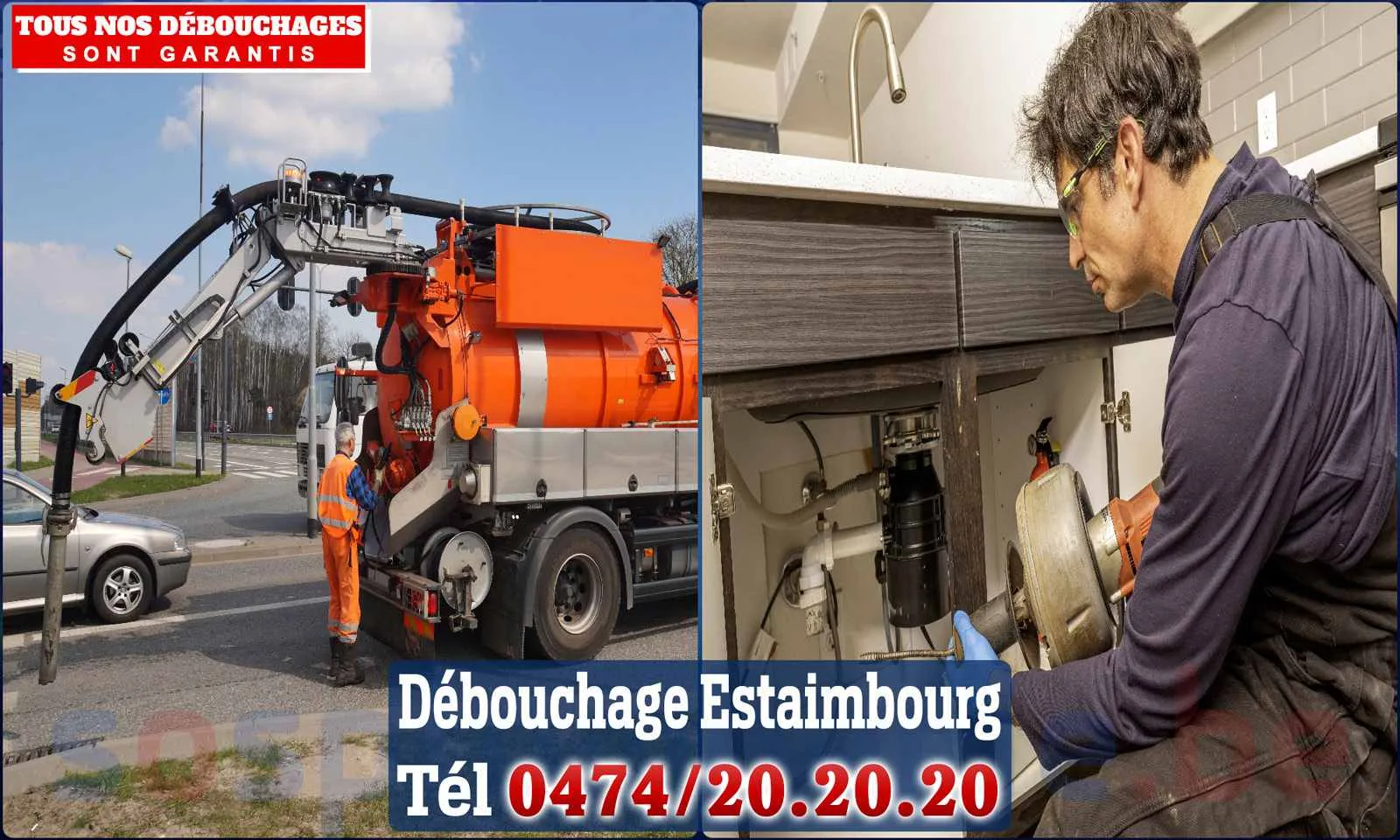 SOS Plomberie - Débouchage de canalisations {locationData.sectionName} en urgence