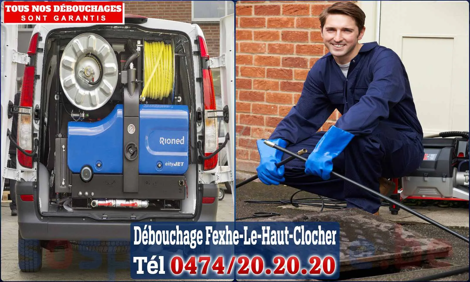 Débouchage canalisation Fexhe-le-Haut-Clocher - SOS Plomberie