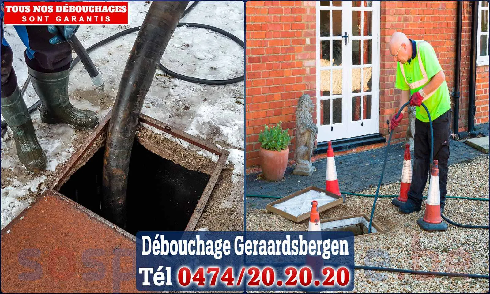 Débouchage canalisation Geraardsbergen - SOS Plomberie