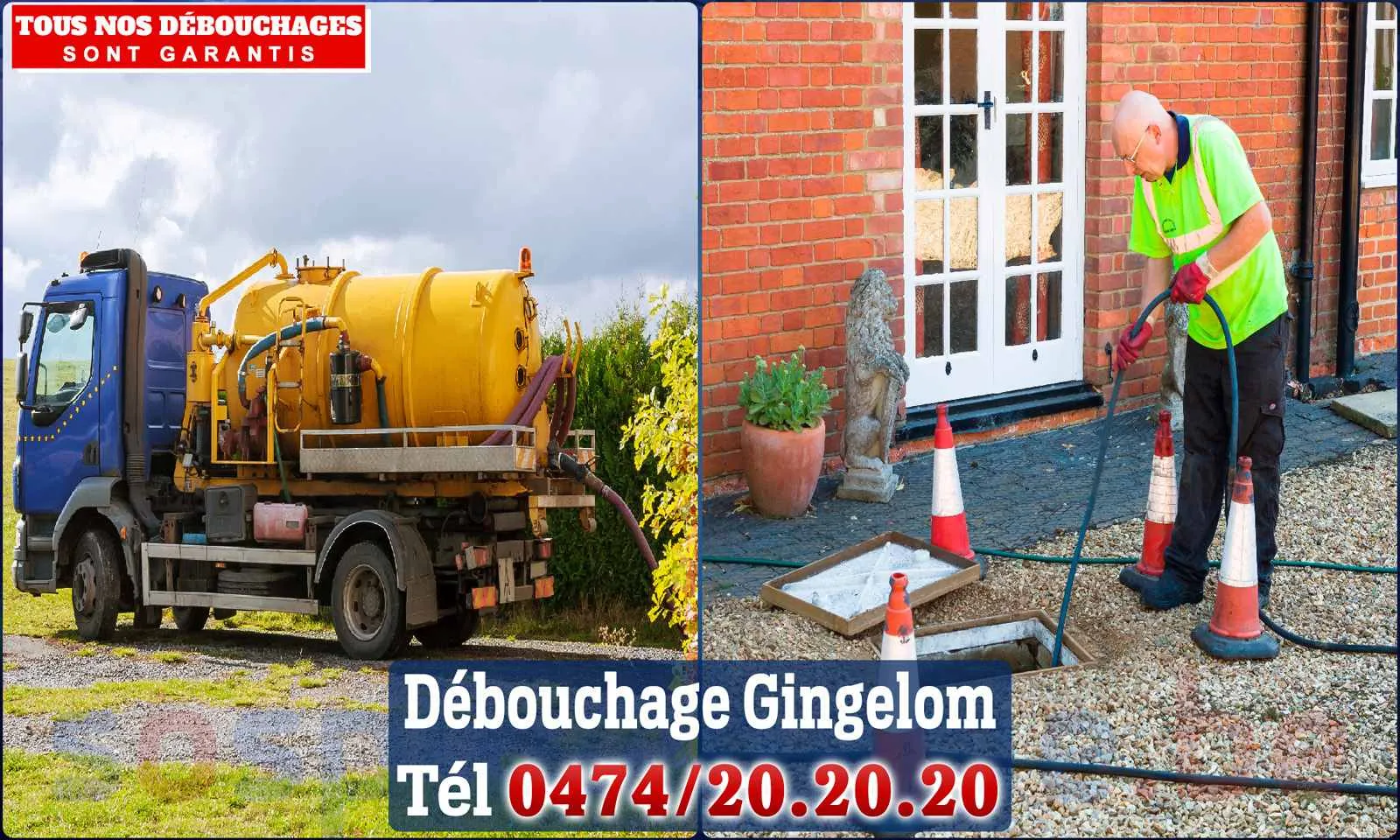 Débouchage canalisation Gingelom - SOS Plomberie