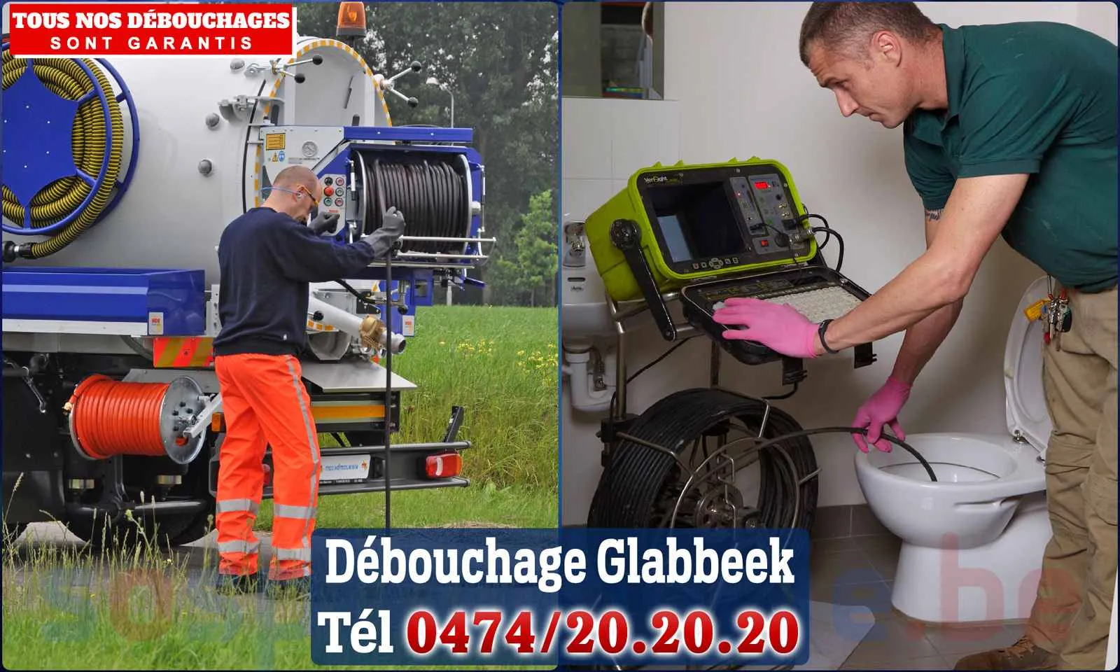 Débouchage canalisation Glabbeek - SOS Plomberie