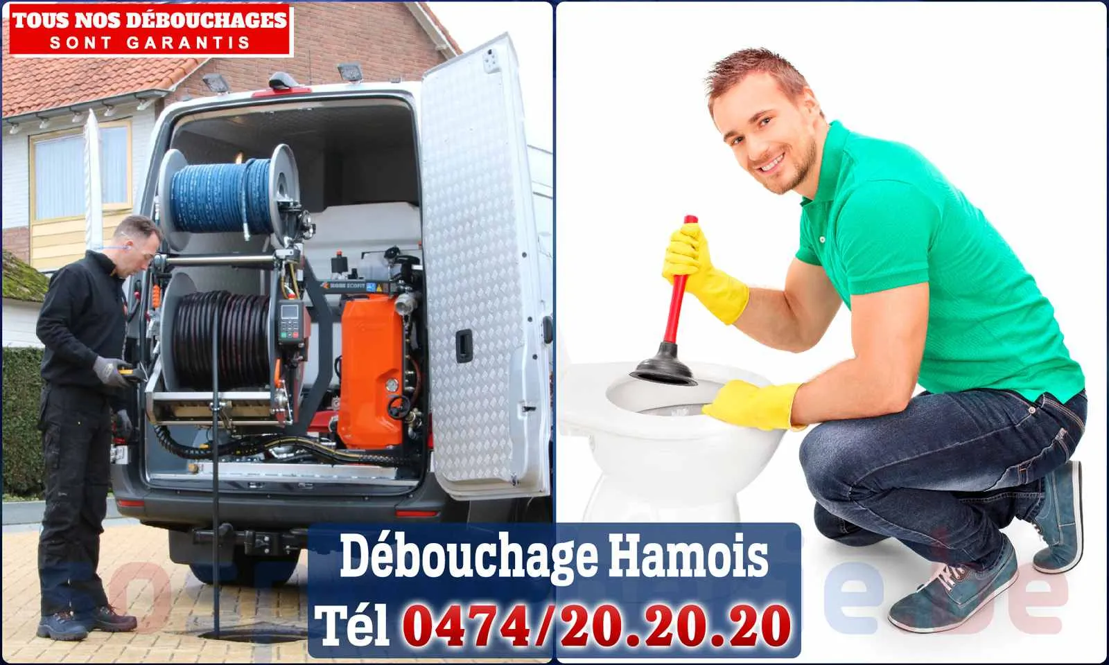 Débouchage canalisation Hamois - SOS Plomberie