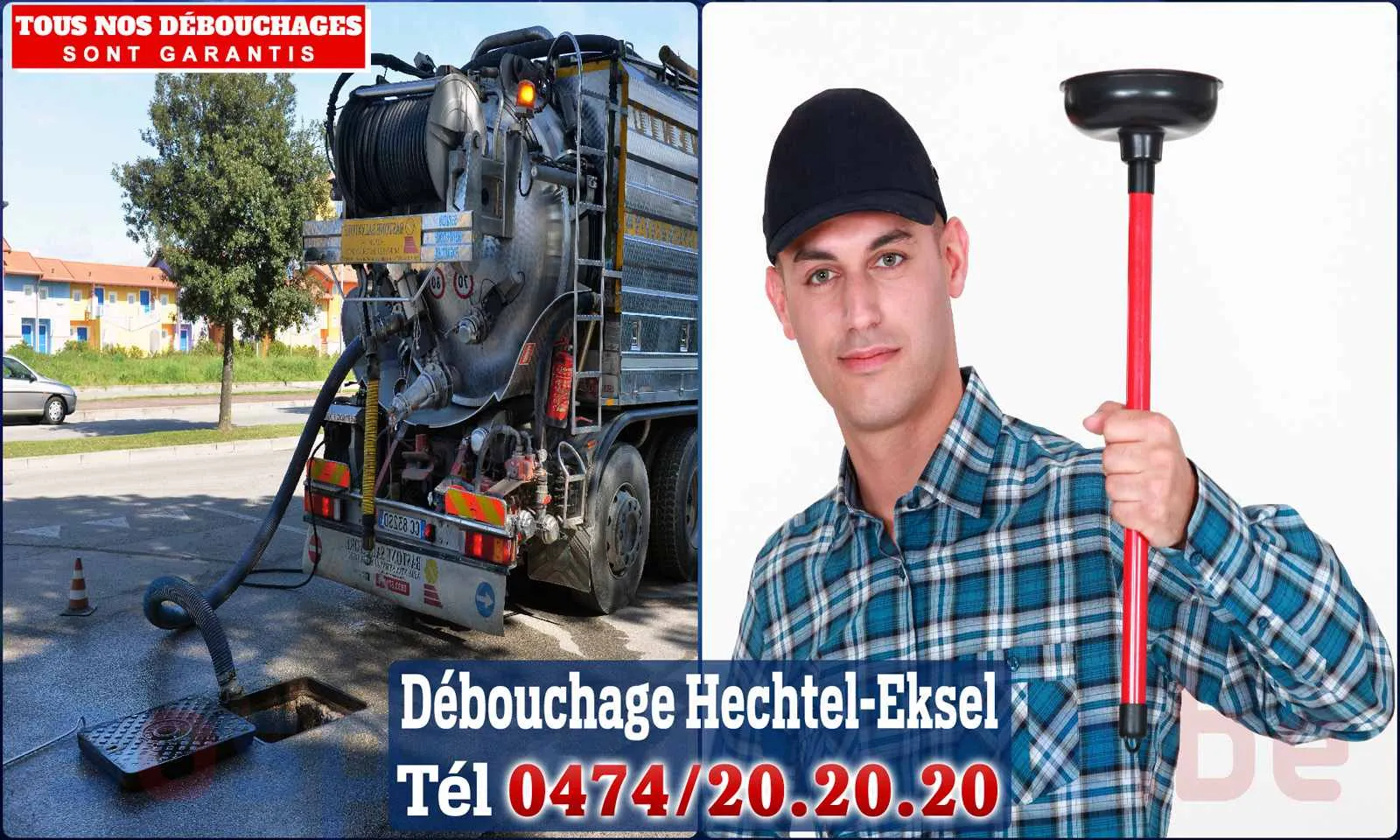 Débouchage canalisation Hechtel Eksel - SOS Plomberie