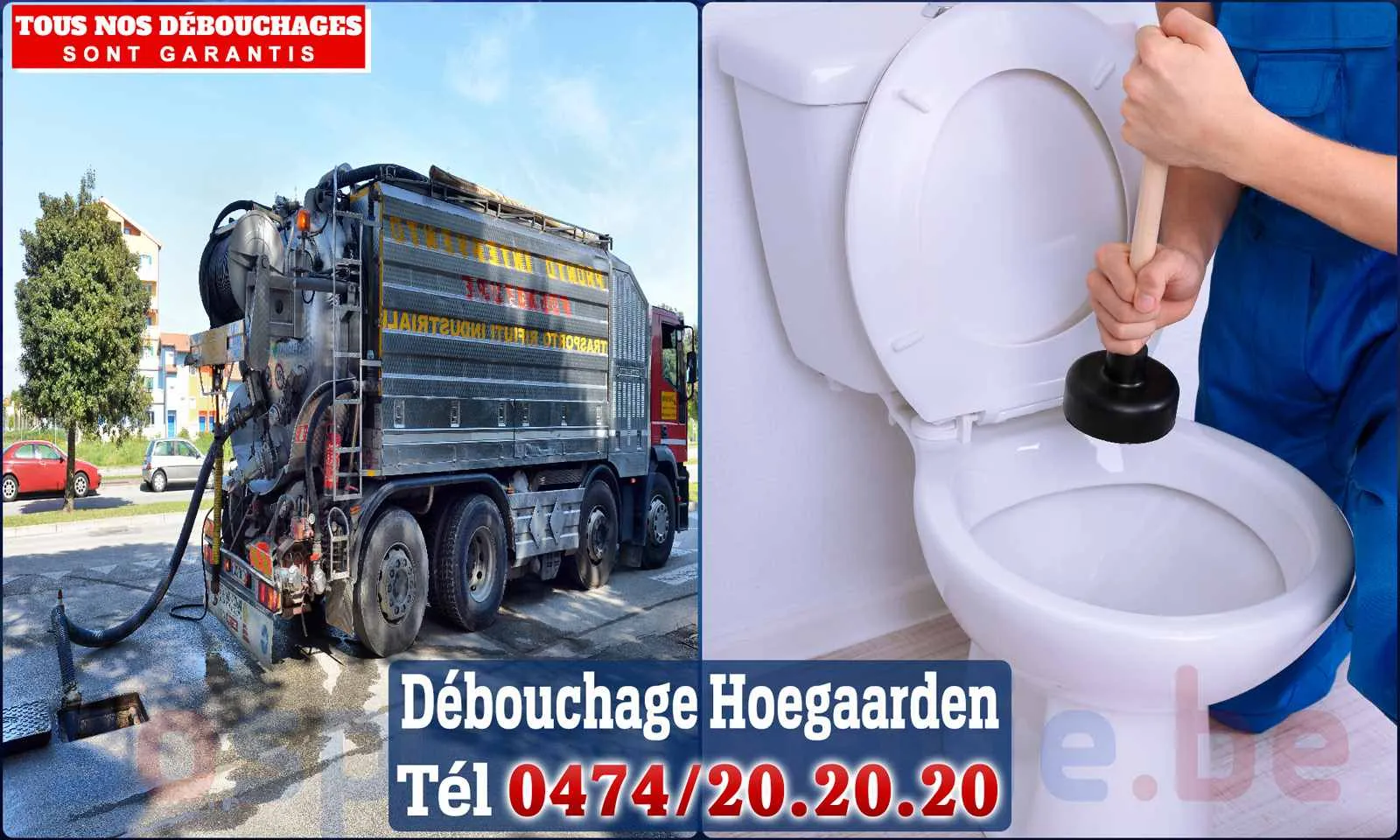 Débouchage canalisation Hoegaarden - SOS Plomberie