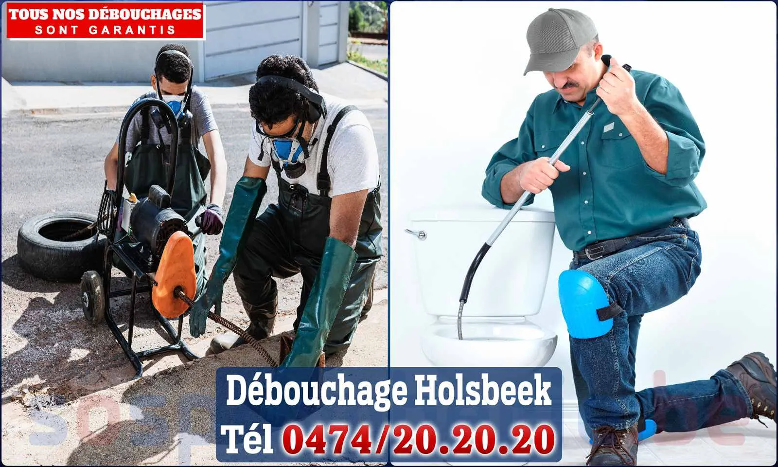 Débouchage canalisation Holsbeek - SOS Plomberie