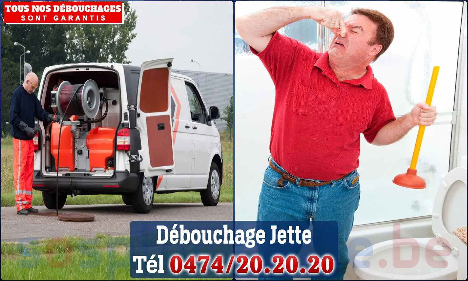 Débouchage canalisation Jette - SOS Plomberie