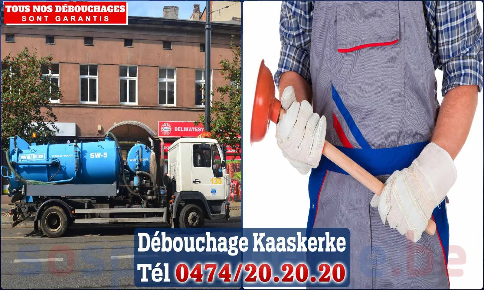 SOS Plomberie - Débouchage de canalisations {locationData.sectionName} en urgence