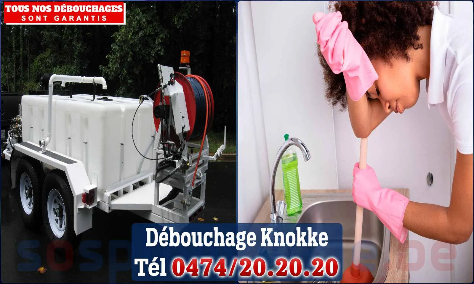 SOS Plomberie - Débouchage de canalisations {locationData.sectionName} en urgence