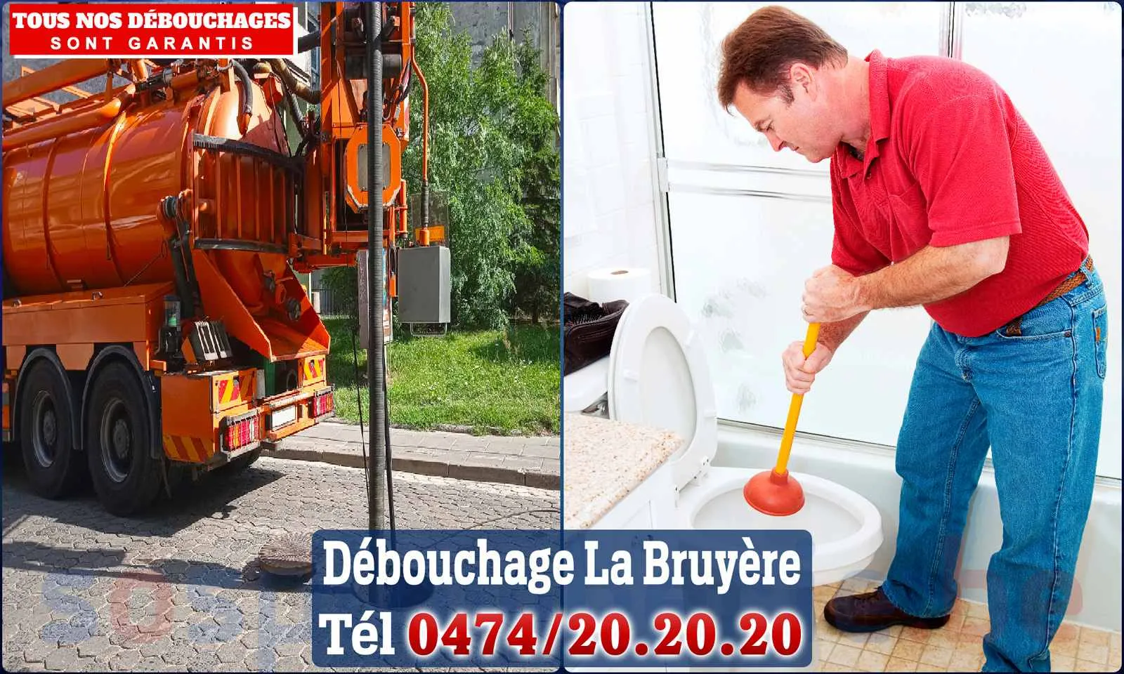 Débouchage canalisation La Bruyère - SOS Plomberie