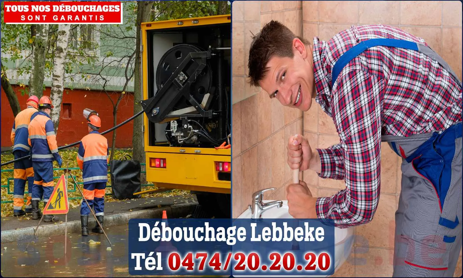 Débouchage canalisation Lebbeke - SOS Plomberie