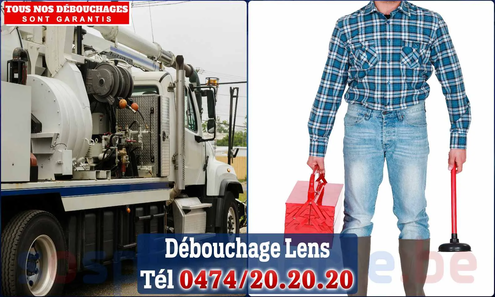 Débouchage canalisation Lens - SOS Plomberie