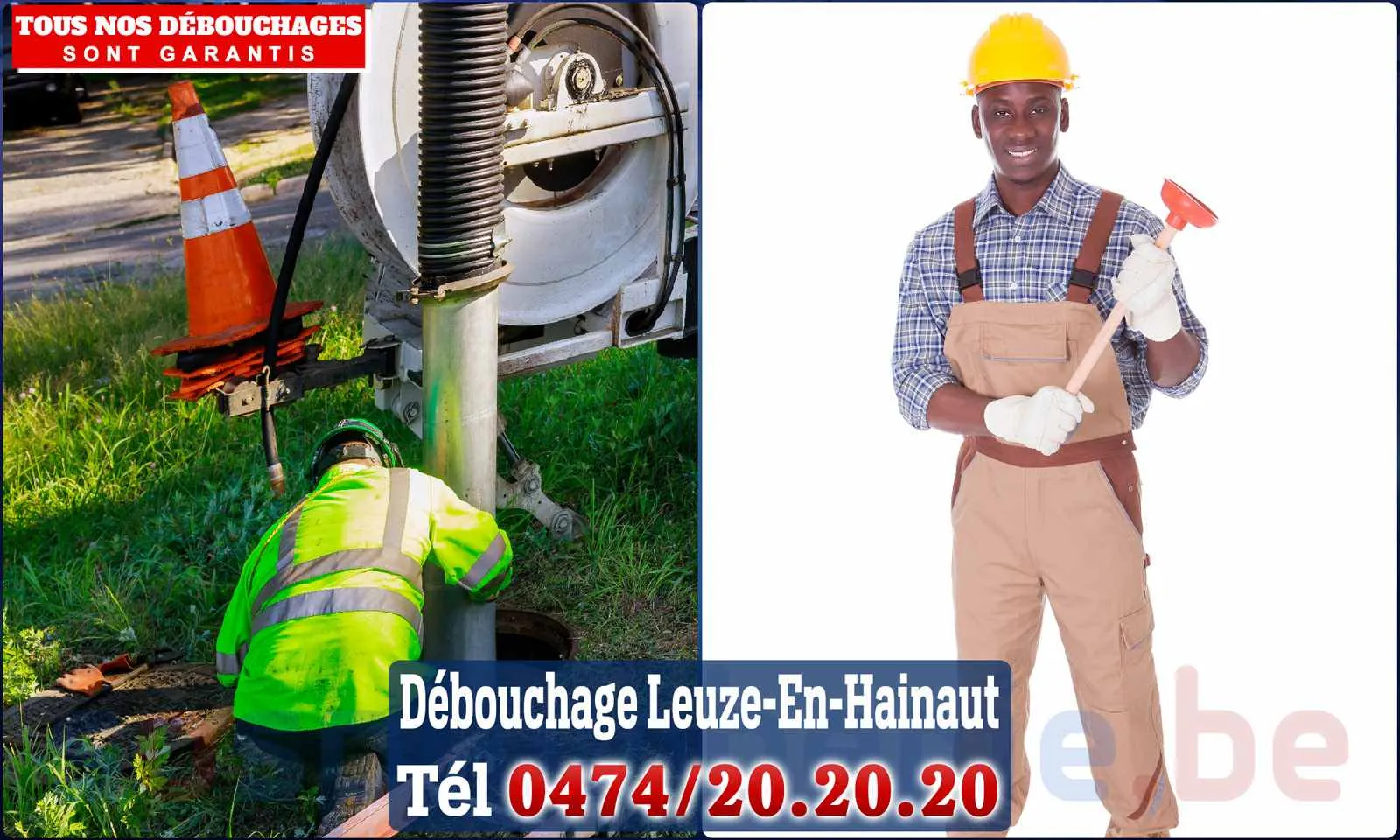 Débouchage canalisation Leuze-en-Hainaut - SOS Plomberie