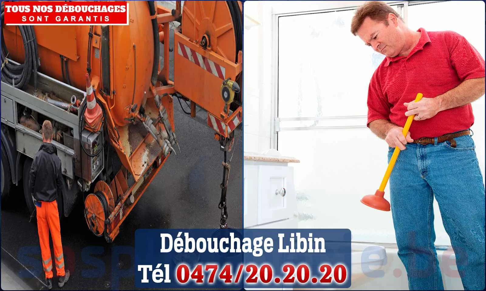 Débouchage canalisation Libin - SOS Plomberie