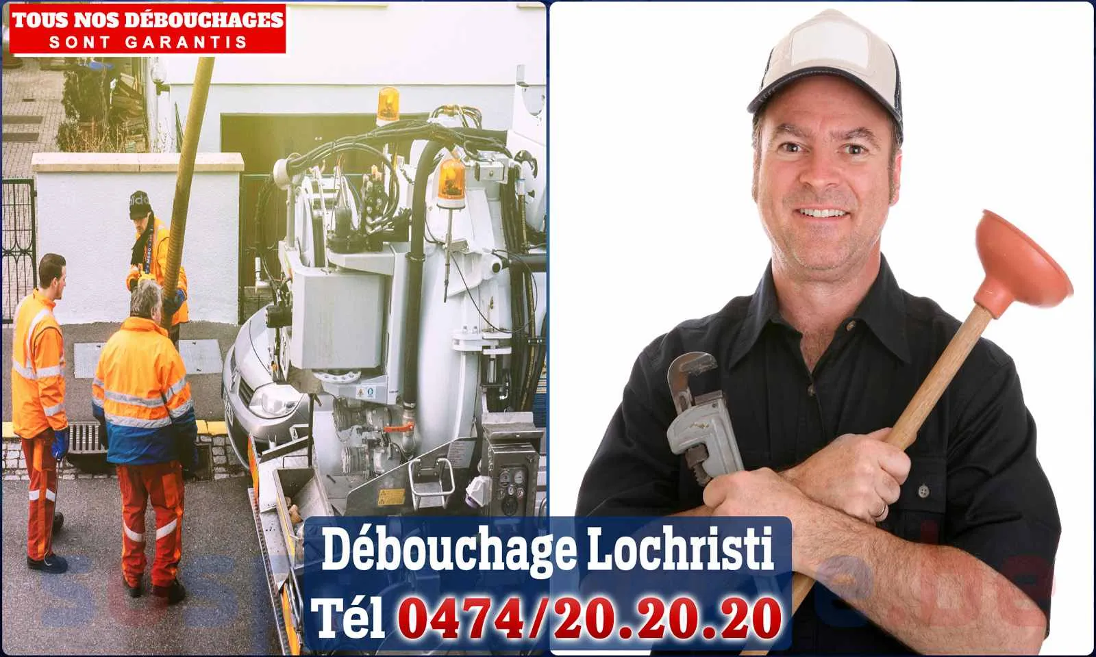 Débouchage canalisation Lochristi - SOS Plomberie