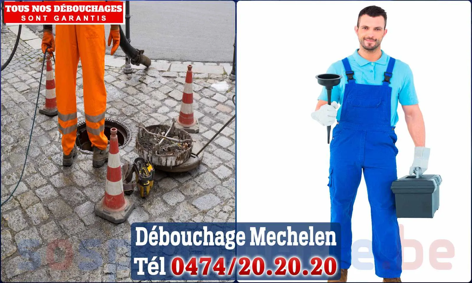 Débouchage canalisation Mechelen - SOS Plomberie