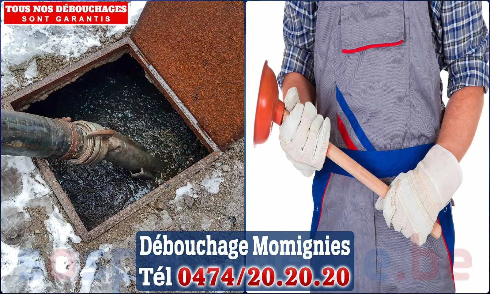 Débouchage canalisation Momignies - SOS Plomberie