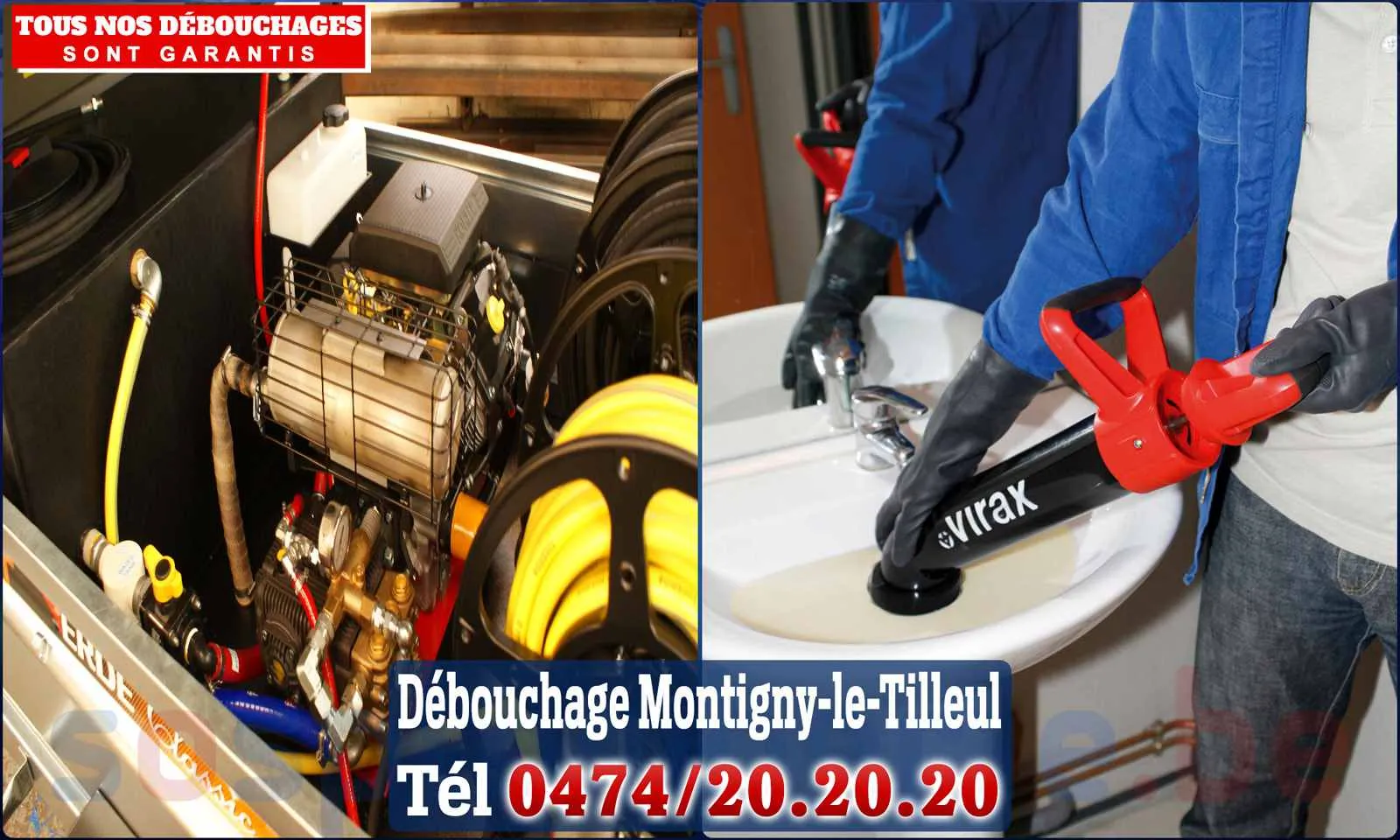 Débouchage canalisation Montigny-le-Tilleul - SOS Plomberie