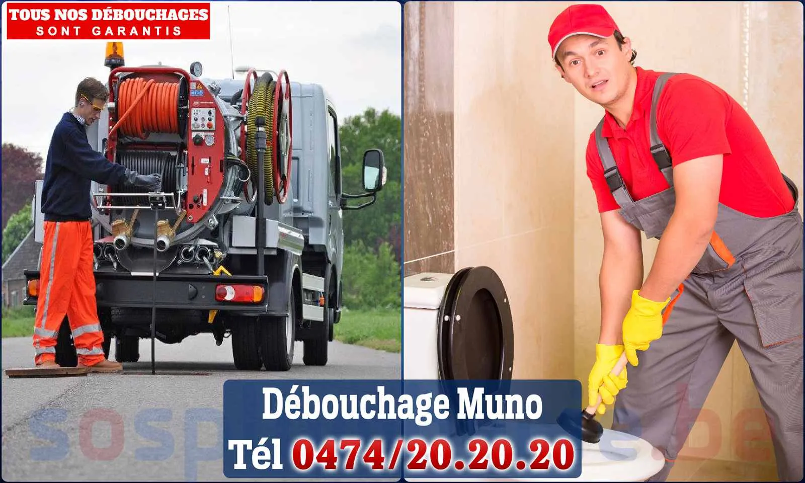 SOS Plomberie - Débouchage de canalisations {locationData.sectionName} en urgence