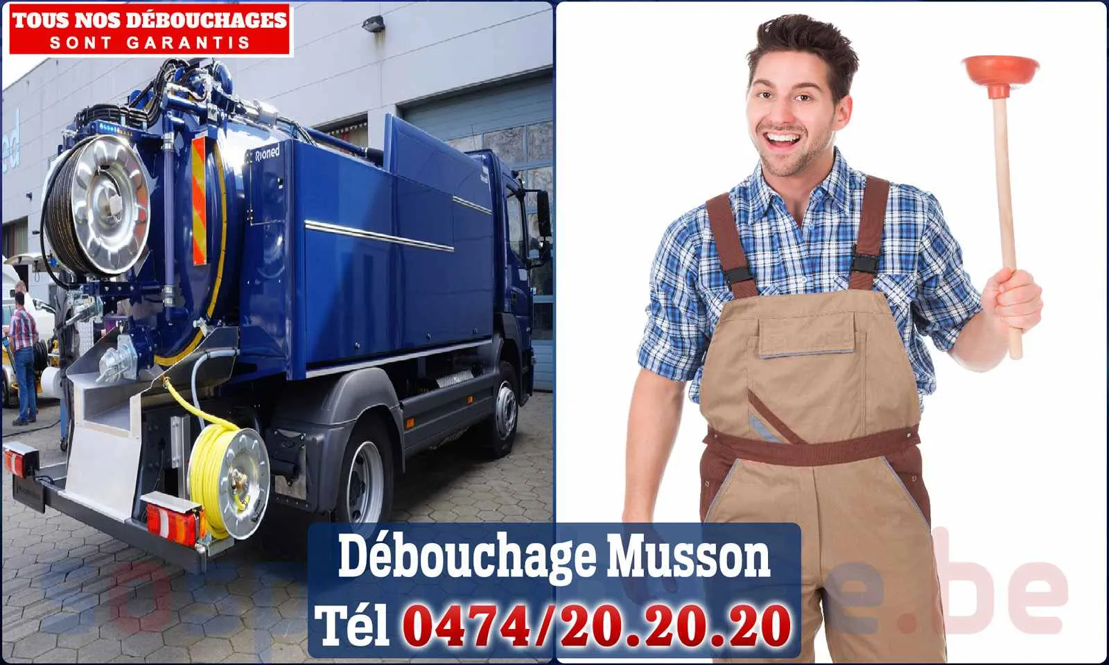 Débouchage canalisation Musson - SOS Plomberie