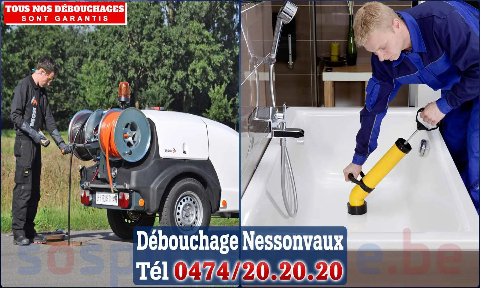 SOS Plomberie - Débouchage de canalisations {locationData.sectionName} en urgence