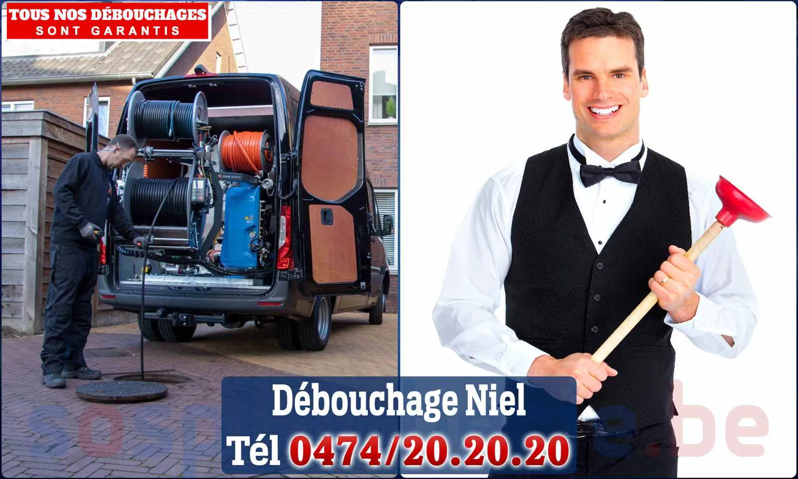 Débouchage canalisation Niel - SOS Plomberie