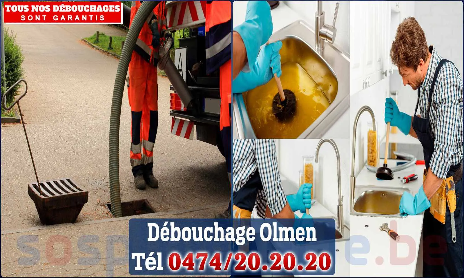 SOS Plomberie - Débouchage de canalisations {locationData.sectionName} en urgence