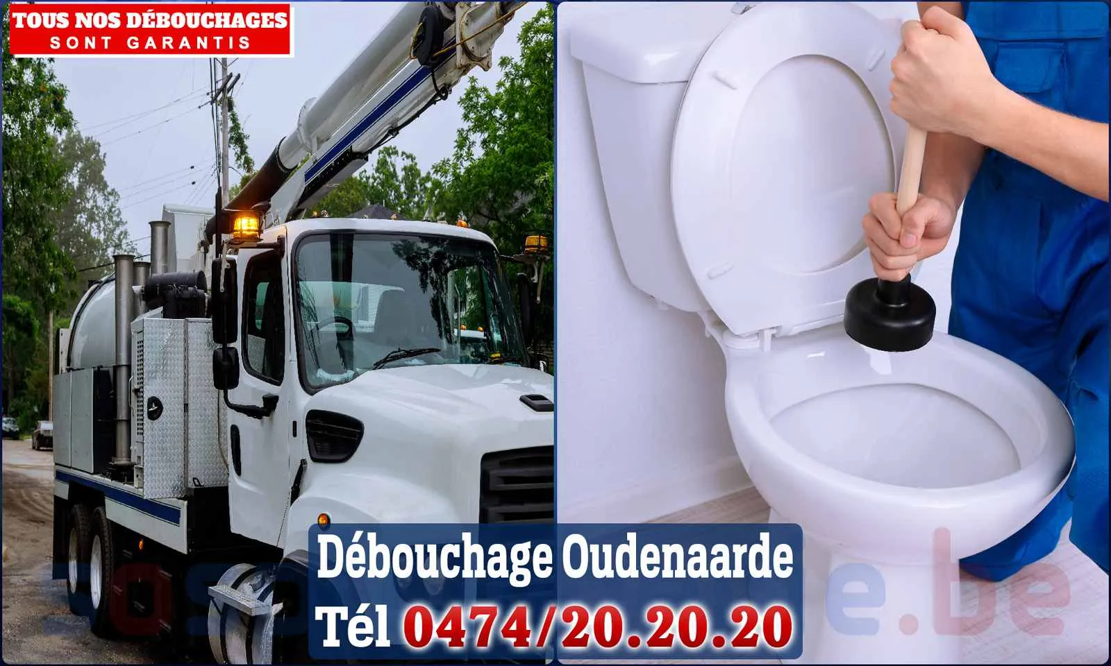 Débouchage canalisation Oudenaarde - SOS Plomberie