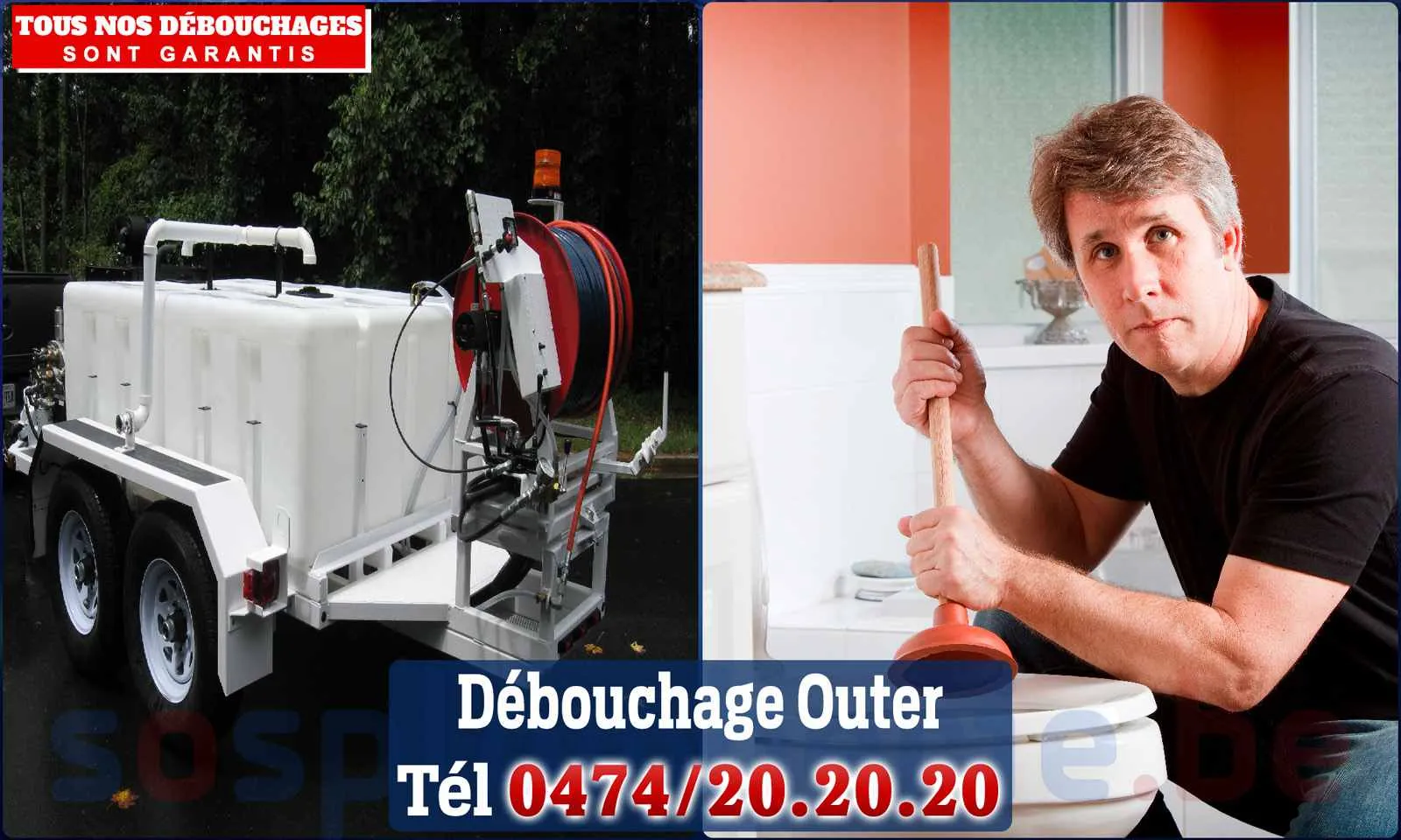 SOS Plomberie - Débouchage de canalisations {locationData.sectionName} en urgence