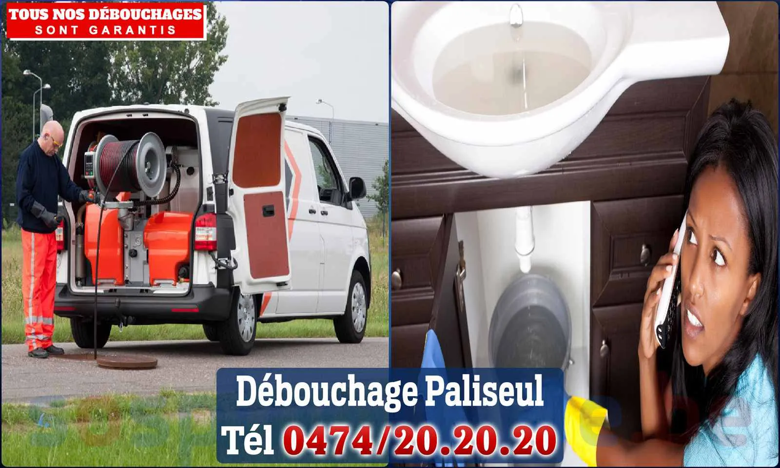 Débouchage canalisation Paliseul - SOS Plomberie