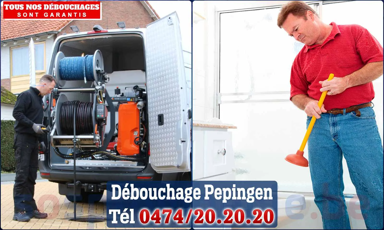 Débouchage canalisation Pepingen - SOS Plomberie