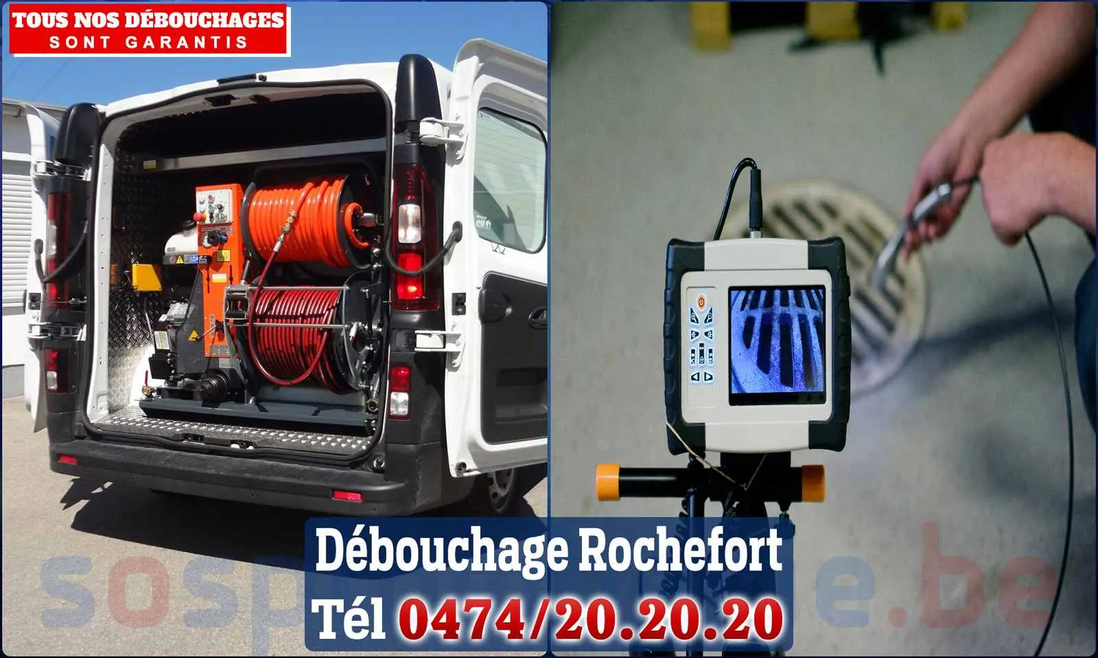 Débouchage canalisation Rochefort - SOS Plomberie