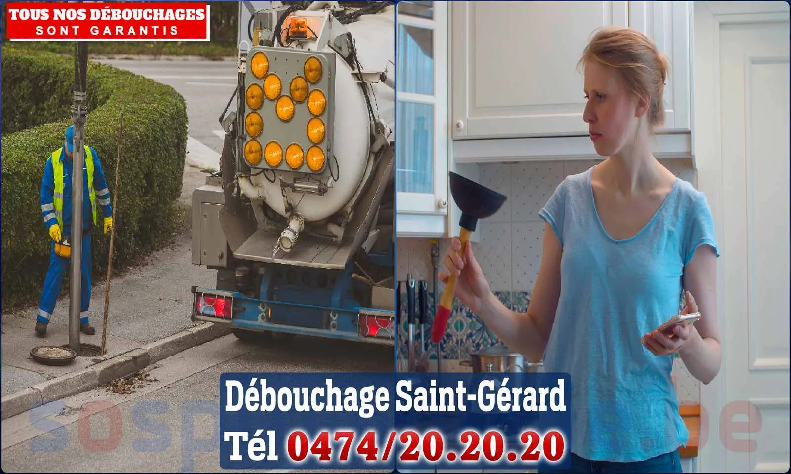 SOS Plomberie - Débouchage de canalisations {locationData.sectionName} en urgence