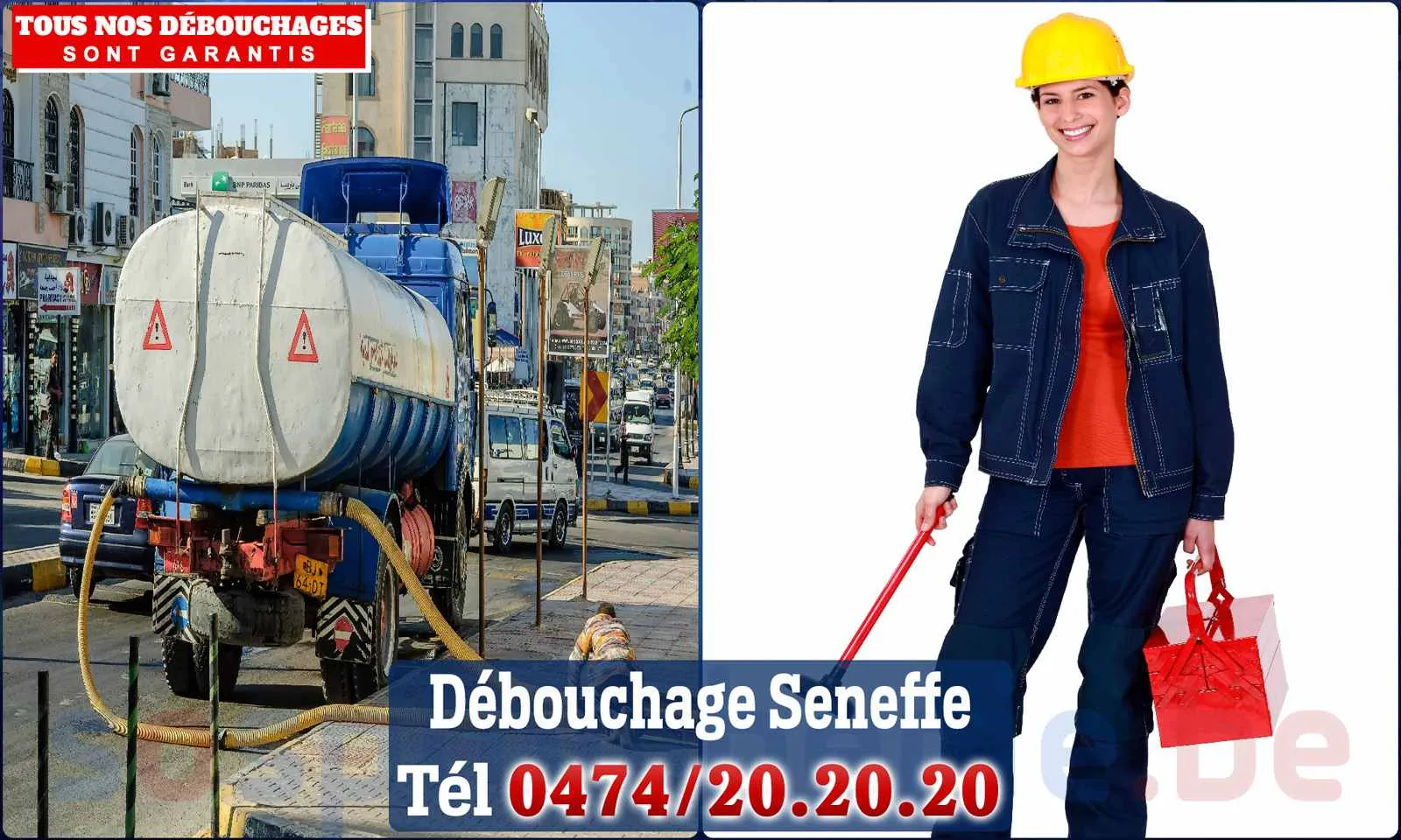 Débouchage canalisation Seneffe - SOS Plomberie