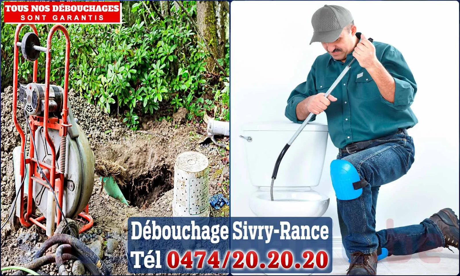 Débouchage canalisation Sivry-Rance - SOS Plomberie