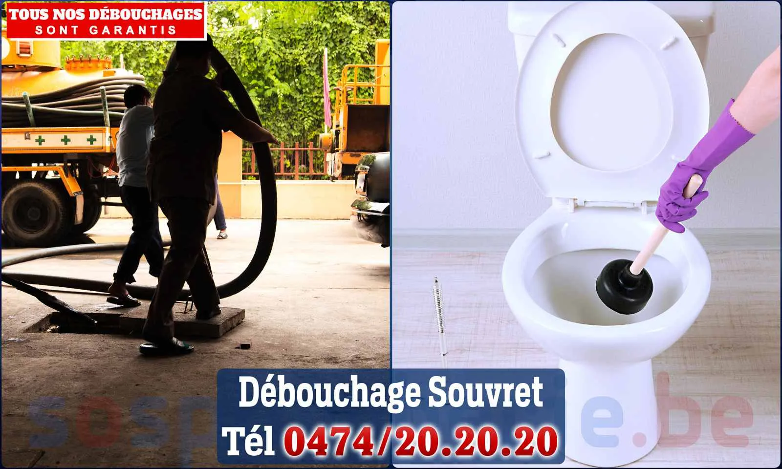 SOS Plomberie - Débouchage de canalisations {locationData.sectionName} en urgence