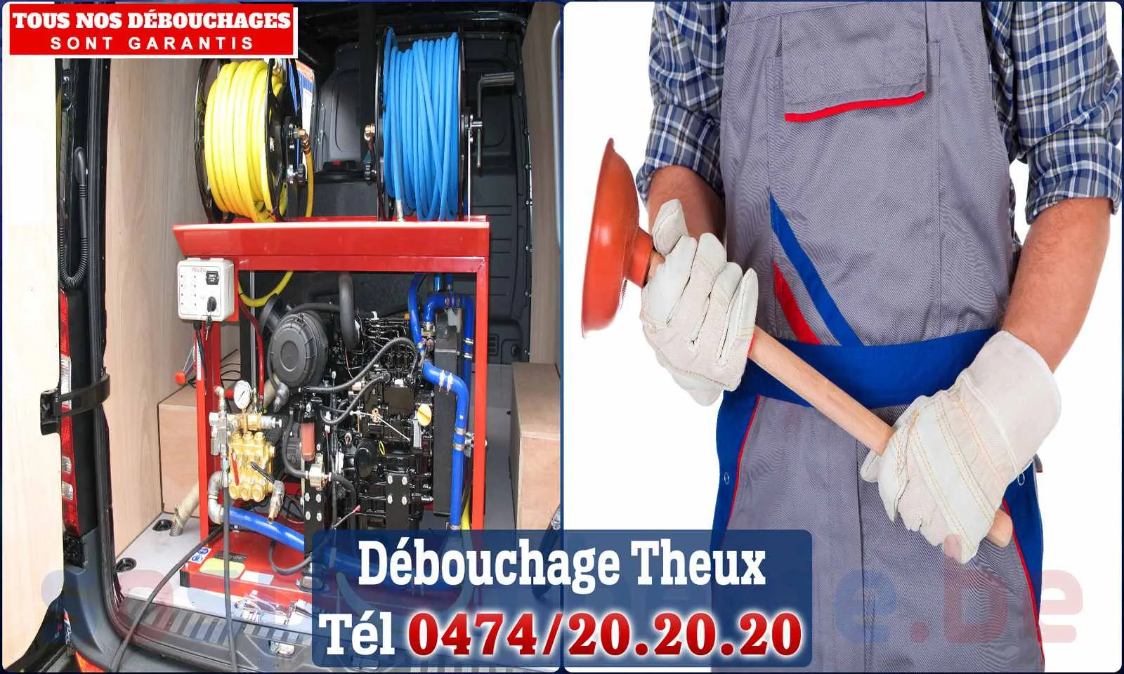 Débouchage canalisation Theux - SOS Plomberie