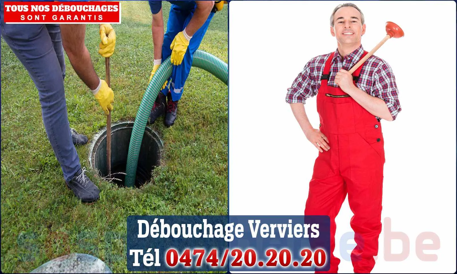 Débouchage canalisation Verviers - SOS Plomberie