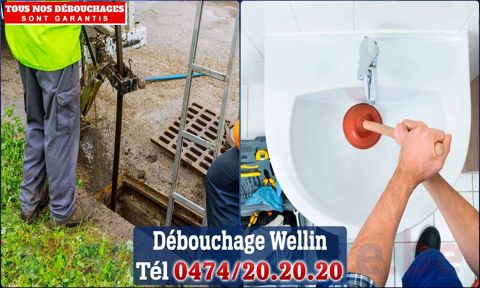 Débouchage canalisation Wellin - SOS Plomberie