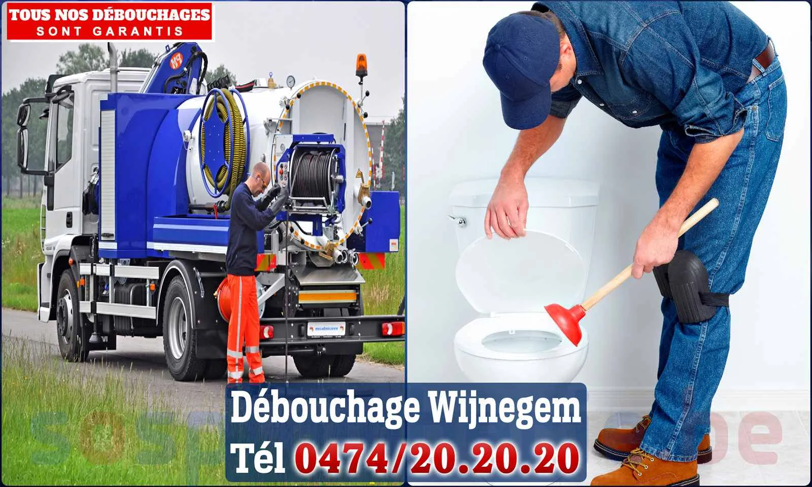 Débouchage canalisation Wijnegem - SOS Plomberie