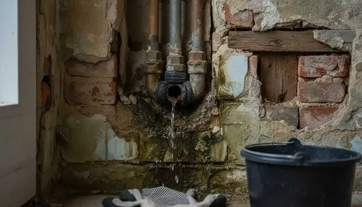 corrosion tuyau fuite