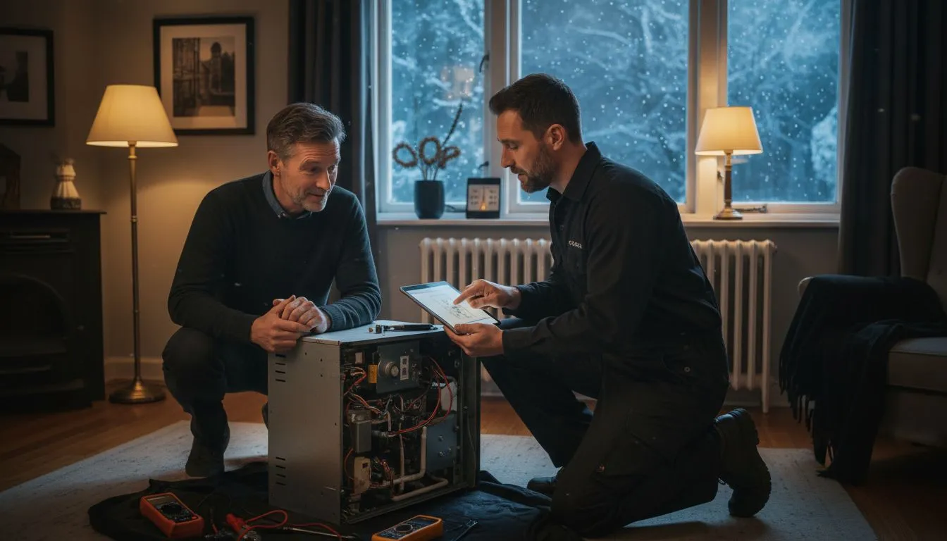 réparation chaudière urgence