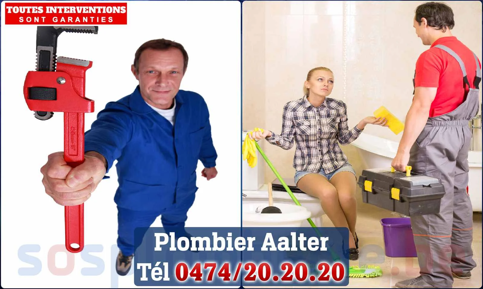 SOS Plomberie - Plombier Aalter pour installation et réparation