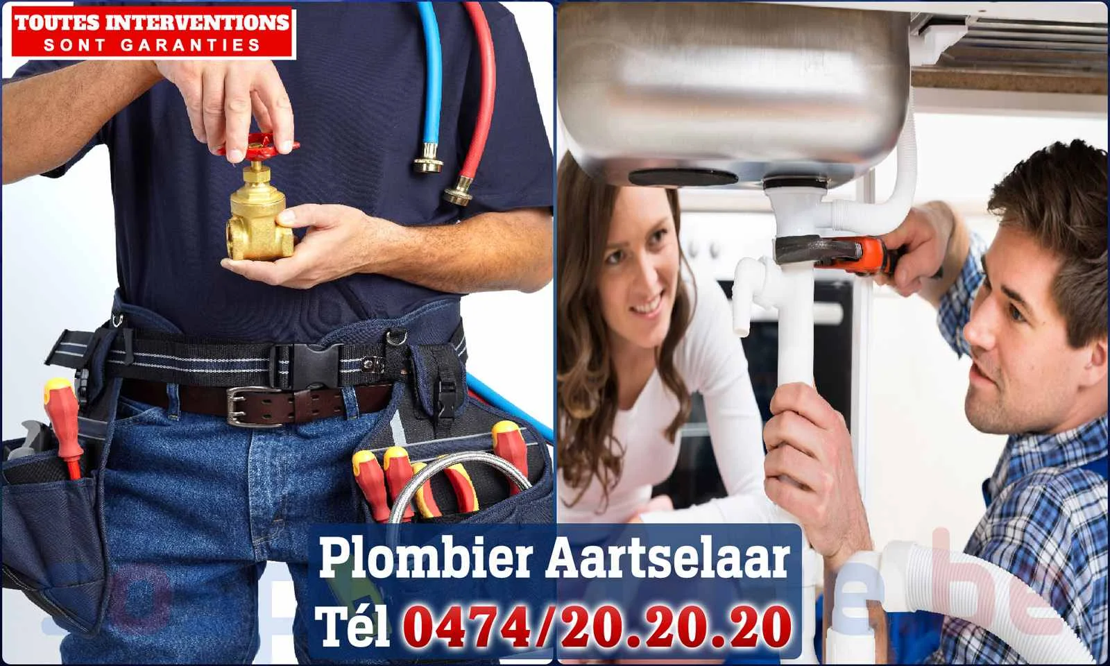 SOS Plomberie - Plombier Aartselaar pour installation et réparation