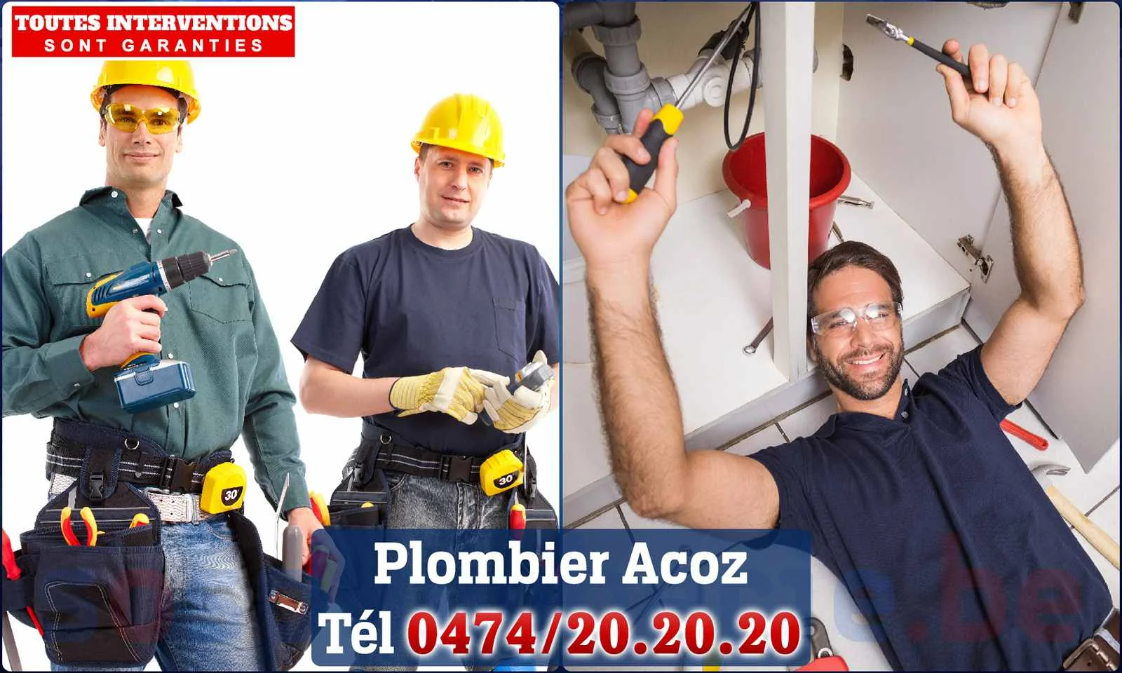 SOS Plomberie - Plombier Acoz pour installation et
                    réparation