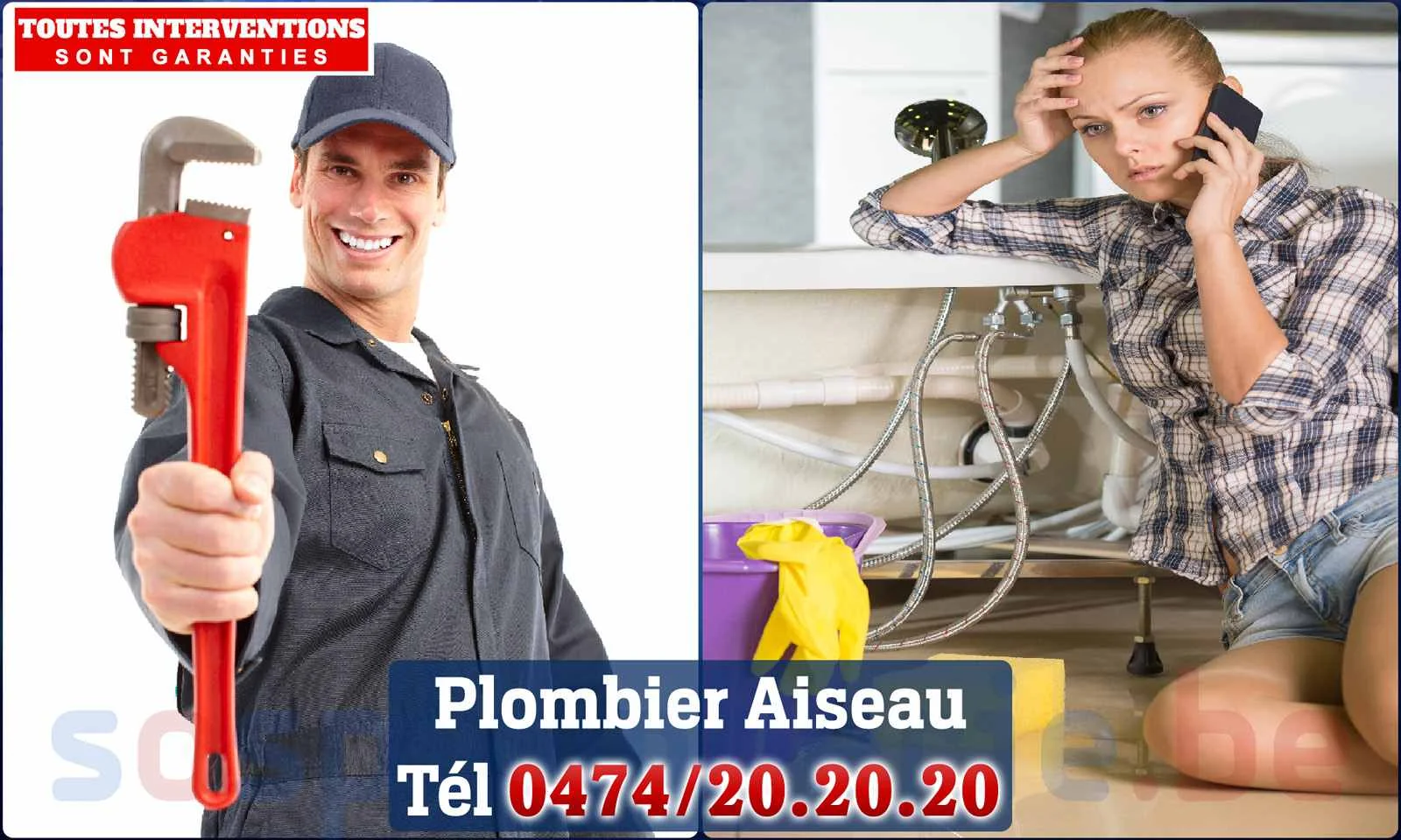 SOS Plomberie - Plombier Aiseau pour installation et
                    réparation