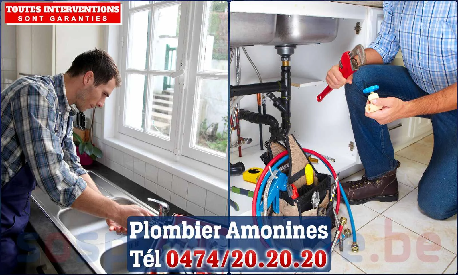 SOS Plomberie - Plombier Amonines pour installation et
                    réparation