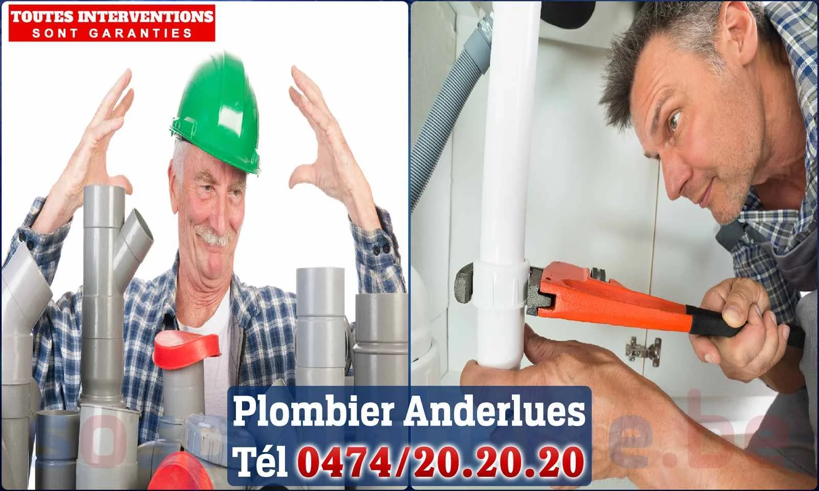 SOS Plomberie - Plombier Anderlues pour installation et réparation