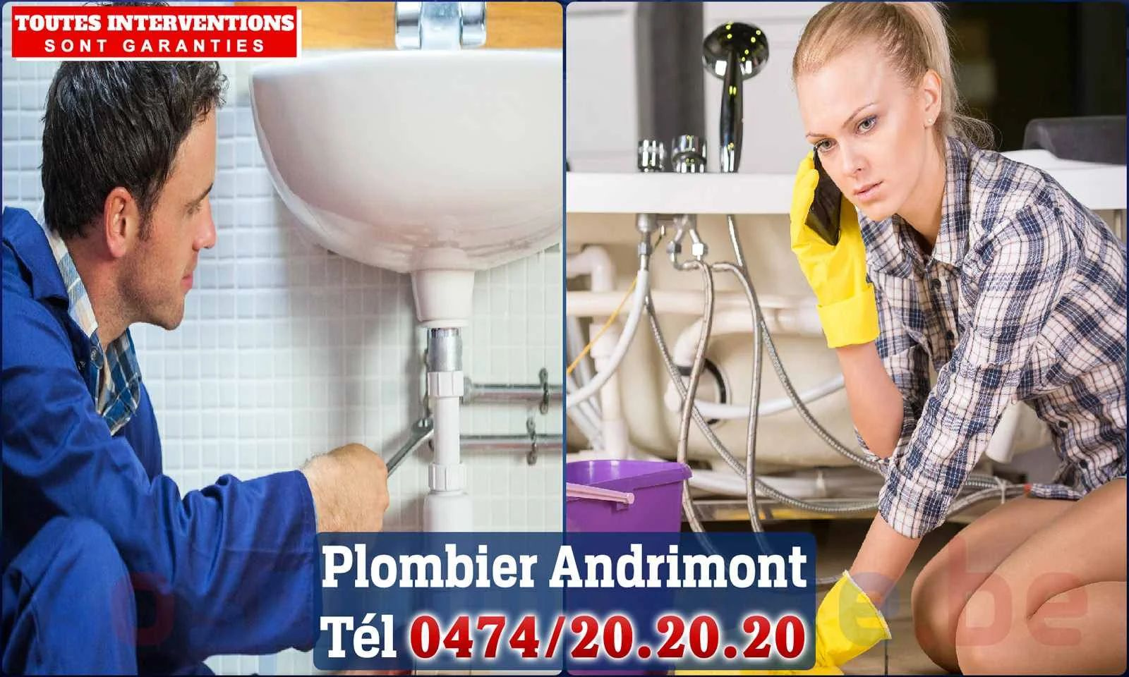 SOS Plomberie - Plombier Andrimont pour installation et
                    réparation