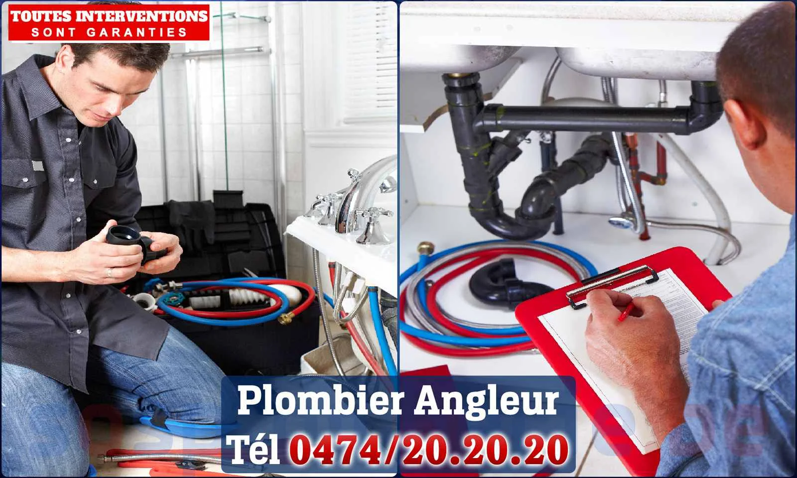 SOS Plomberie - Plombier Angleur pour installation et
                    réparation